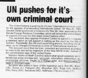 UN Criminal Court