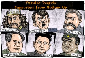 Popular Historic Despots Supported by their Societies