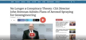 CIA Confirms Conspiracy Theory Plans of Atmospheric Spraying