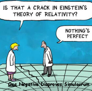 Einstein's Thought Experiment Debunked